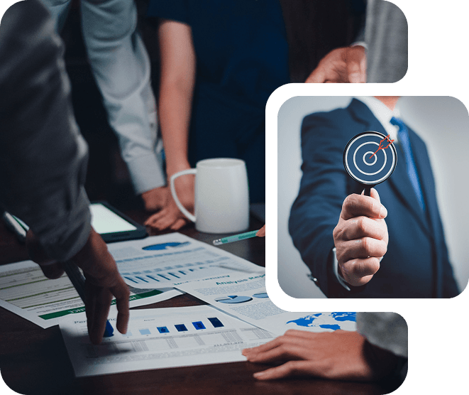 AMAN Mission - Business professionals and modern architecture